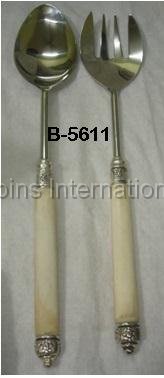 B-5611 Salad Set Bone handle.jpg